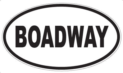 BOADWAY - Oval Magnet