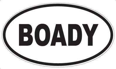 BOADY - Oval Magnet