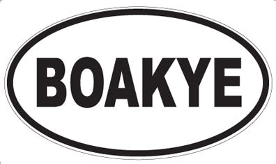 BOAKYE - Oval Magnet