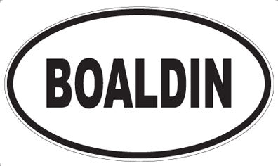 BOALDIN - Oval Magnet