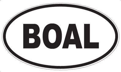 BOAL - Oval Magnet