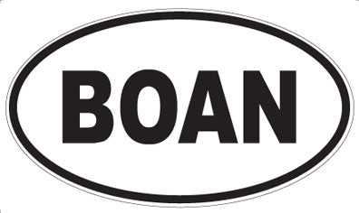 BOAN - Oval Magnet