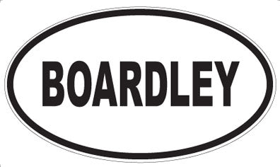 BOARDLEY - Oval Magnet