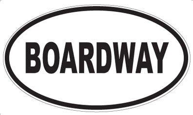 BOARDWAY - Oval Magnet