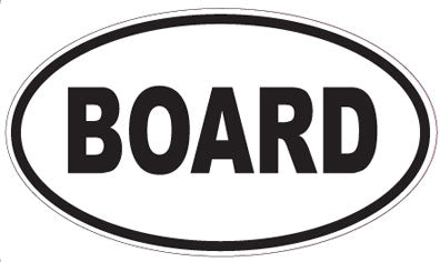 BOARD - Oval Magnet