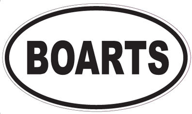 BOARTS - Oval Sticker