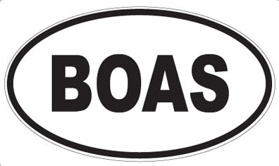 BOAS - Oval Magnet