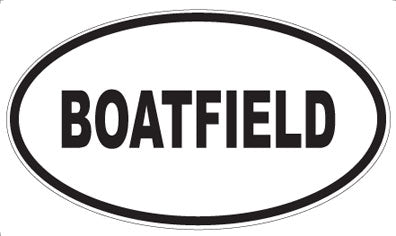 BOATFIELD - Oval Magnet