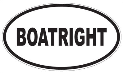 BOATRIGHT - Oval Magnet