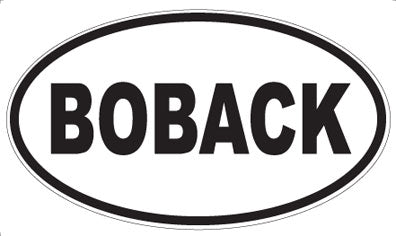 BOBACK - Oval Magnet