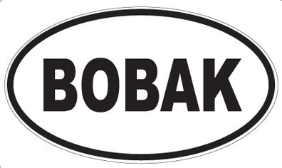 BOBAK - Oval Magnet