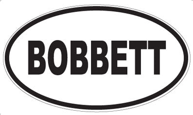 BOBBETT - Oval Magnet