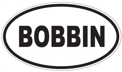 BOBBIN - Oval Sticker