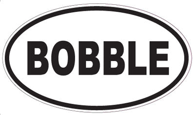 BOBBLE - Oval Sticker
