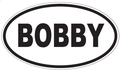 BOBBY - Oval Magnet