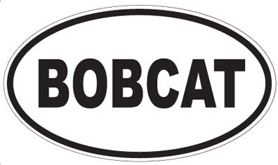 BOBCAT - Oval Sticker