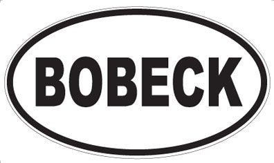 BOBECK - Oval Magnet