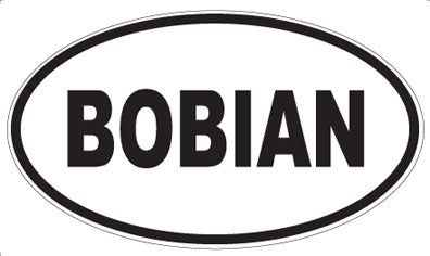 BOBIAN - Oval Magnet