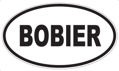 BOBIER - Oval Magnet