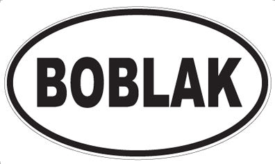 BOBLAK - Oval Magnet