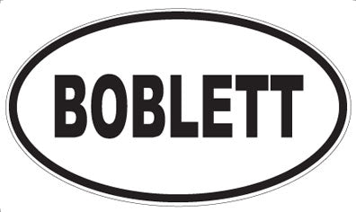 BOBLETT - Oval Magnet