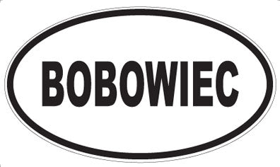 BOBOWIEC - Oval Magnet