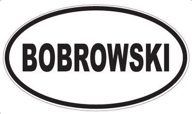 BOBROWSKI - Oval Magnet