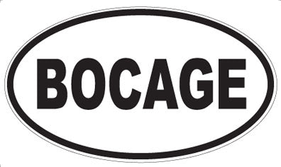BOCAGE - Oval Magnet