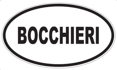BOCCHIERI - Oval Magnet