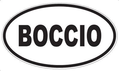 BOCCIO - Oval Magnet