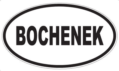BOCHENEK - Oval Magnet