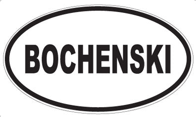 BOCHENSKI - Oval Magnet