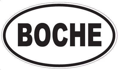 BOCHE - Oval Magnet