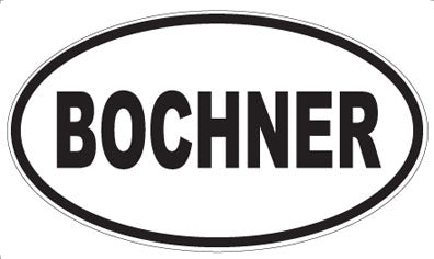 BOCHNER - Oval Magnet