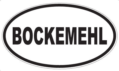BOCKEMEHL - Oval Magnet