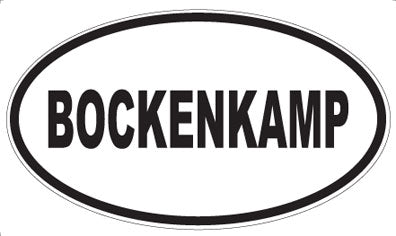 BOCKENKAMP - Oval Magnet