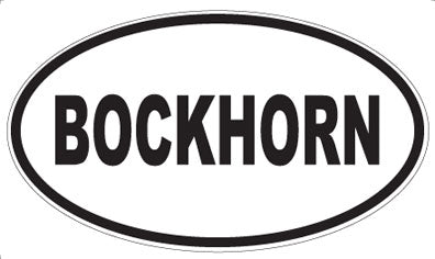 BOCKHORN - Oval Magnet