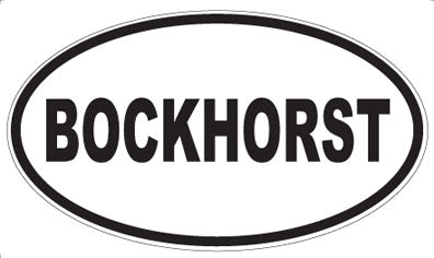 BOCKHORST - Oval Magnet