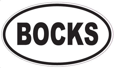 BOCKS - Oval Sticker