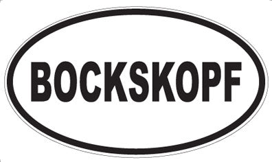BOCKSKOPF - Oval Magnet