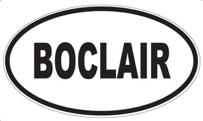 BOCLAIR - Oval Magnet
