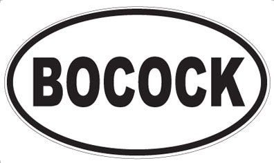 BOCOCK - Oval Magnet