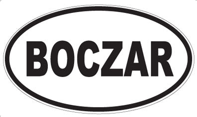 BOCZAR - Oval Magnet