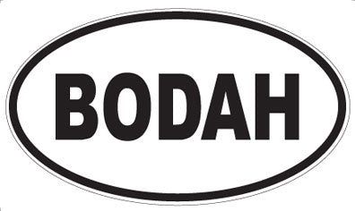 BODAH - Oval Magnet