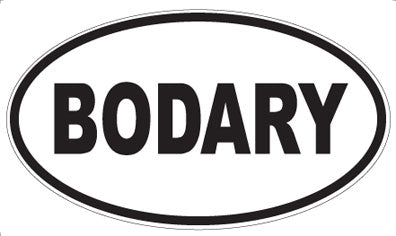 BODARY - Oval Magnet