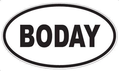 BODAY - Oval Magnet