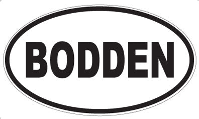 BODDEN - Oval Magnet