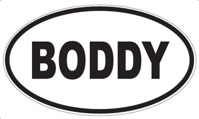 BODDY - Oval Magnet