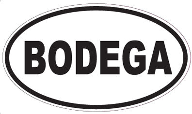 BODEGA - Oval Sticker