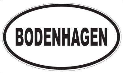 BODENHAGEN - Oval Magnet